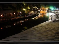 西塘雪夜