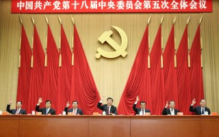 中国共产党第十八届中央委员会第五次全体会议公报