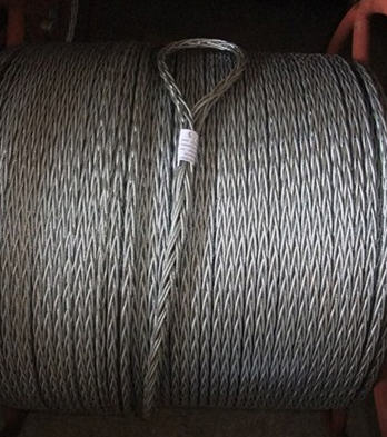 六方十二股钢丝绳 电力绞磨牵引绳